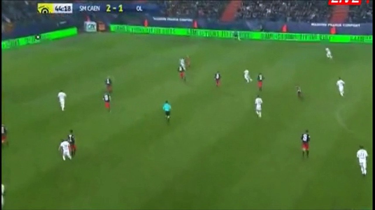 Alexandre Lacazette Goal vs Caen (2-2)