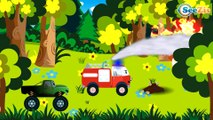 The Red Truck at the Construction Site - Cartoons for children - Cars & Trucks for Kids