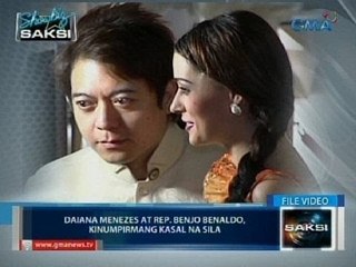 Saksi: Daiana Menezes at Rep. Benjo Benaldo, kinumpirmang kasal na sila