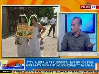 NTG: Atty. Alikpala at Clemente: Iba't ibang level ang pagtanggap sa homosexuality sa bansa