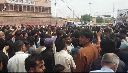 Syed Raza Abbas Zaidi | Live Noha Khowani | 21st Ramzan Joluce Karachi 2015