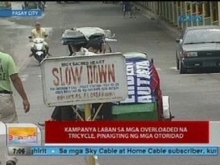 UB: Kampanya vs overloaded na tricycle, pinaigting ng otoridad