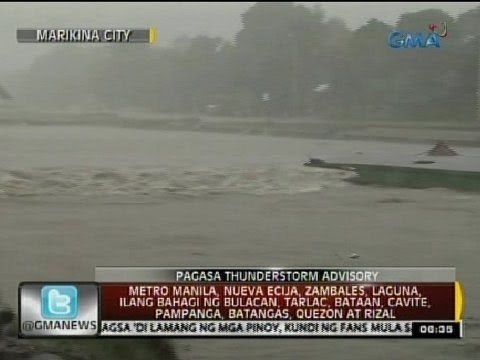24 Oras: Antas ng tubig sa Marikina River, patuloy na minomonitor