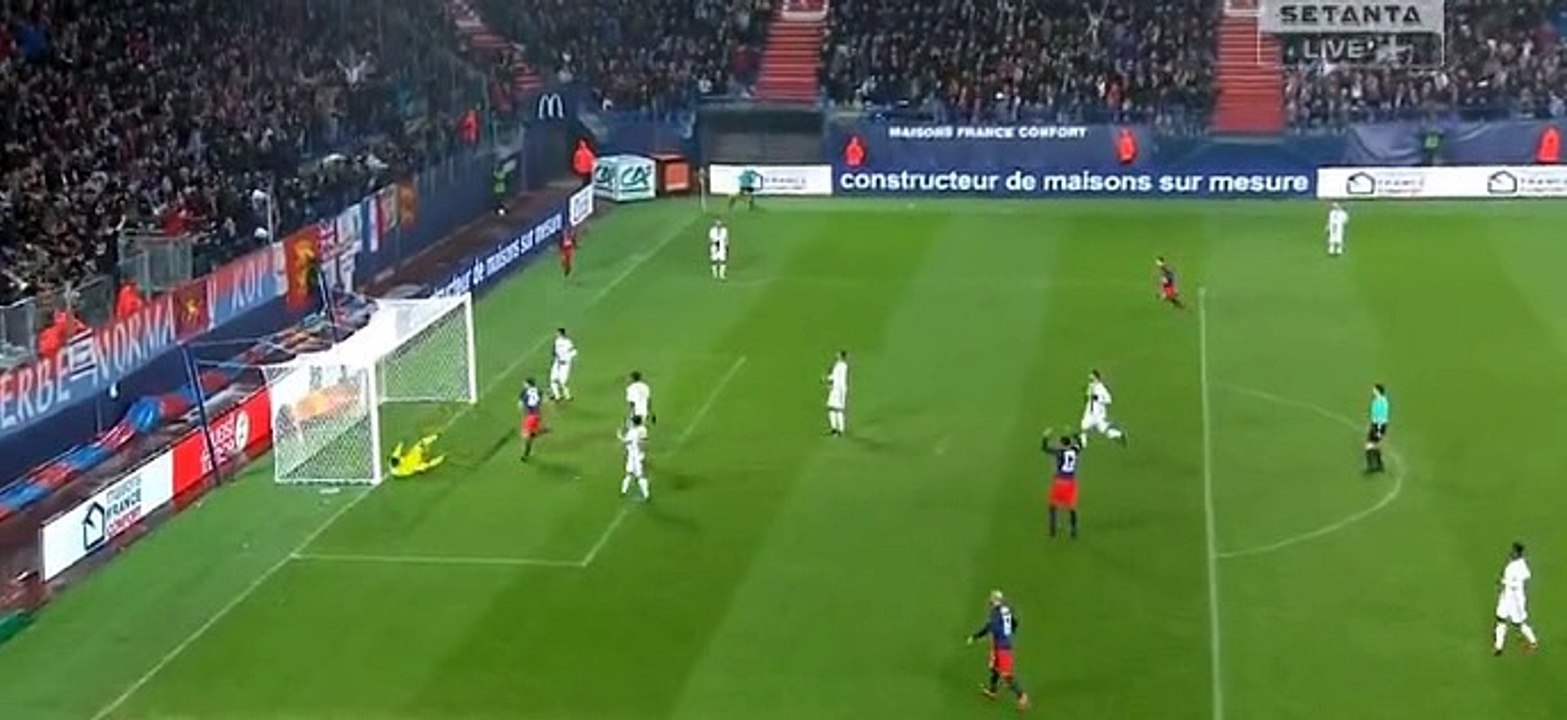 Ivan Santini Goal HD - Caen 3-2 Lyon 15.01.2017 HD