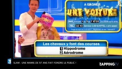 Slam : une adorable mamie de 97 ans passe sur France 3 et fait le buzz (vidéo)
