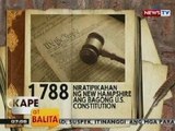 KB: Panghimagas: 1788: Niratipikahan ng New Hampshire ang bagong U.S. Constitution