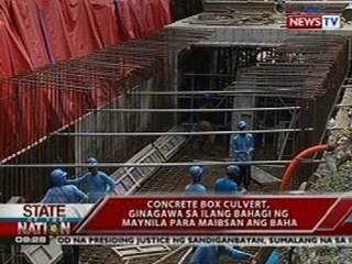 SONA: Concrete Box Culvert, ginagawa sa ilang bahagi ng Maynila para maibsan ang baha