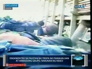 Saksi: Lima sugatan sa engkwentro ng mga sundalo at armadong grupo na nakunan ng video