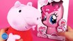 My Little Pony · Pinkie Pie Hair Care Case & Peppa Pig Talking Doll by GPB
