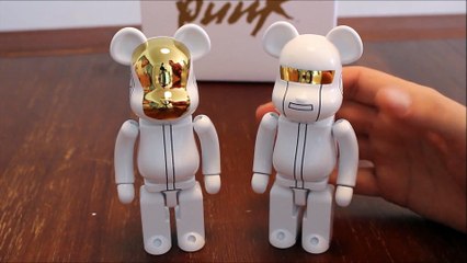 200% DAFT PUNK BEARBRICK (WHITE SUITS) REVIEW