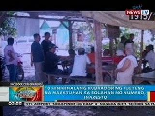 BP: 10 kubrador ng jueteng na naaktuhan sa bolahan ng numero sa Binalonan, Pangasinan, inaresto