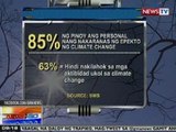 NTG: 85% ng Pinoy ang personal nang nakaranas ng epekto ng climate change
