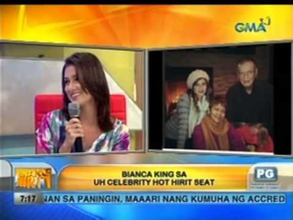 Unang Hirit: Bianca King sa UH Celebrity Hot Hirit Seat