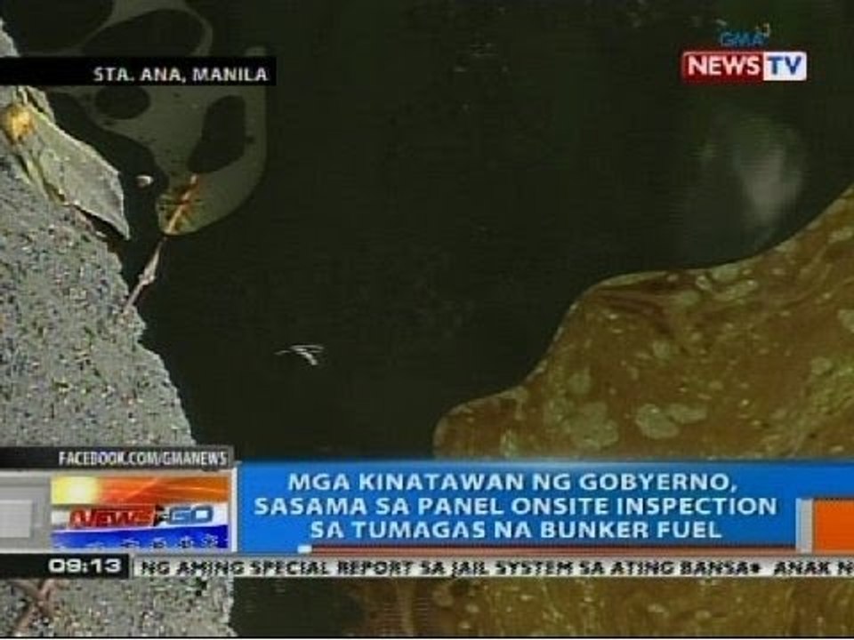 NTG: Mga kinatawan ng gobyerno, sasama sa panel onsite inspection sa tumagas na bunker fuel