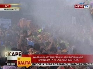 KB: Wattah-Wattah Festival, ipinagdiriwang tuwing pista ni San Juan Bautista
