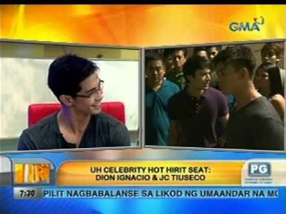 Unang Hirit: UH Celebrity Hot Hirit Seat: Dion Ignacio at JC Tiuseco