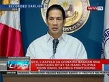 DFA, i-aapela sa China na babaan ang parusang bitay sa isang Pilipina roon dahil sa drug trafficking