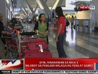 NTVL: OFW, ninakawan sa NAIA 3 ng abot sa P500k halaga ng pera at gamit