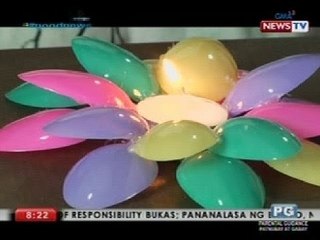 Good News: Home decor made of plastic utensils