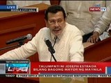 NTL: Talumpati ni Joseph Estrada bilang bagong mayor ng Maynila