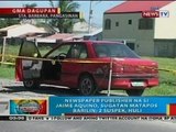 BP: Newspaper publisher na si Jaime Aquino, sugatan nang barilin sa Pangasinan