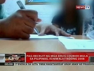 QRT: Pagre-recruit ng mga drug courier mula sa PHL, isiniwalat noong 2008