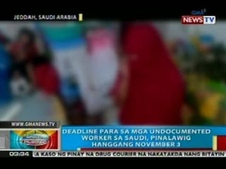 BP: Deadline para sa mga undocumented worker sa Saudi, pinalawig hanggang Nov. 3