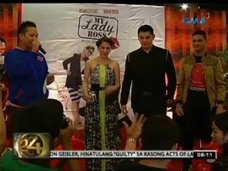 24 Oras:  Star-Studded Premiere ng "My Lady Boss," dinagsa ng fans