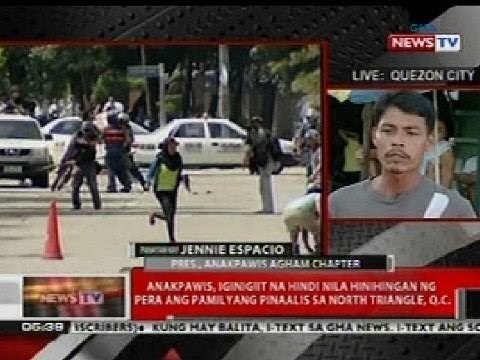 QRT: Anakpawis, iginigiit na hindi nila hinihingan ng pera ang pamilyang pinaalis sa N. Triangle, QC