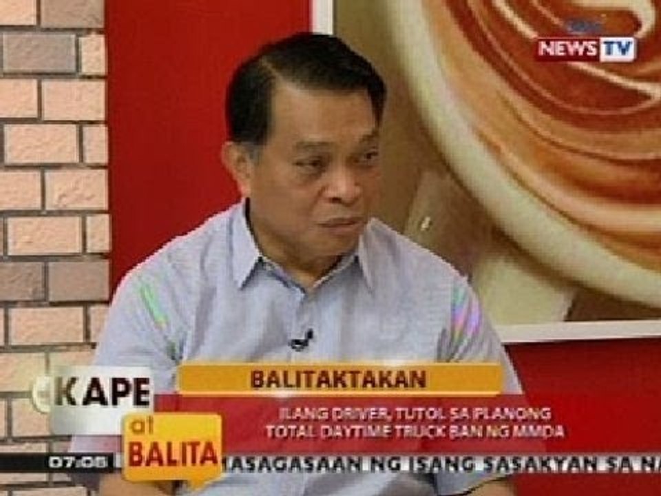 KB: Balitaktakan: Mga driver ng truck, tutol sa total daytime truck ban  (Part 2)