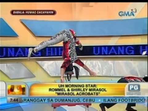 Unang Hirit: UH Morning Star: Rommel & Shirley Mirasol, Mirasol Acrobats