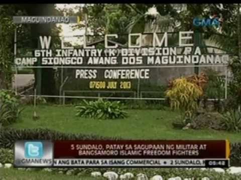 24 Oras: 5 sundalo, patay sa sagupaan ng militar at BIFF