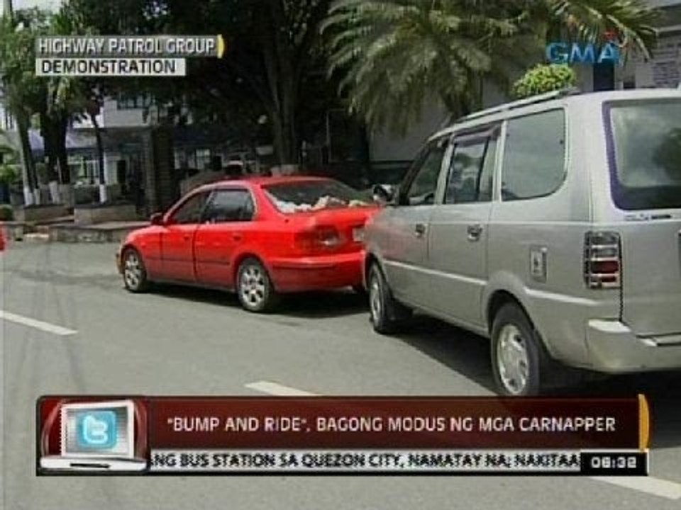 24 Oras: Exclusive: "Bump And Ride," bagong modus ng mga carnapper