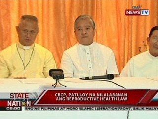 SONA: CBCP, patuloy na nilalabanan ang Reproductive Health Law
