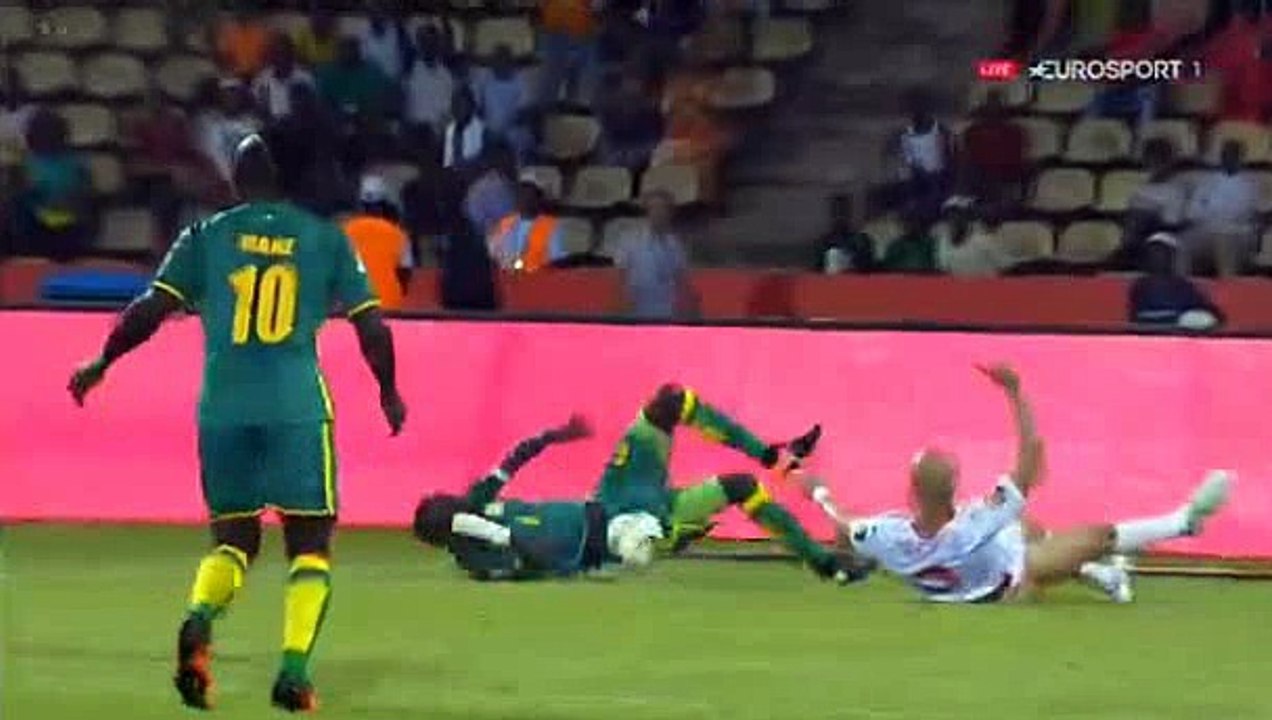 Sadio Mané Penalty Goal HD - Tunisia 0-1 Senegal 15.01.2017