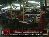 Pagbawas sa mga holiday, iminungkahi para makamenos sa pagbibigay ng holiday pay