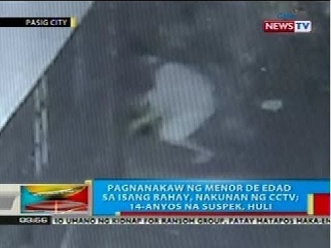 BP: Pagnanakaw ng 14-anyos na lalaki sa isang bahay, nakunan ng CCTV; suspek, huli