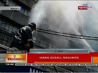 BT: Isang gusali sa Makati, nasunog