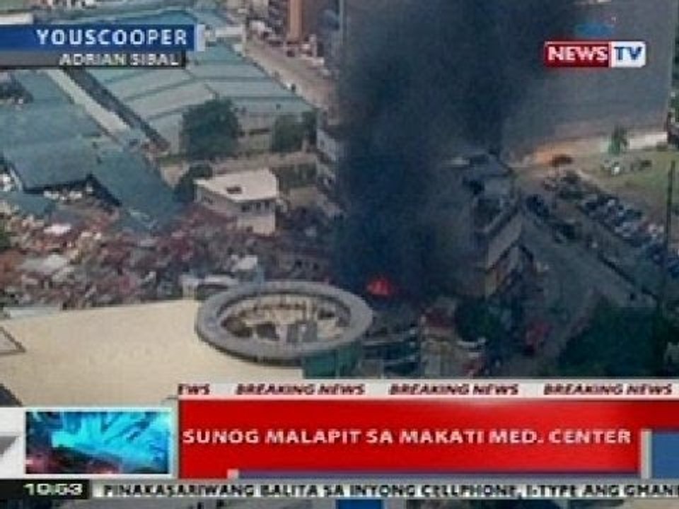 NTVL: Sunog malapit sa Makati Medical Center
