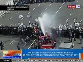 NTG: Mga pulis at rescuer, nagpakitang-gilas sa Civil Disturbance Management Competition 2013