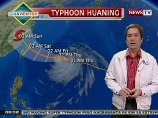 NTG: Typhoon Huaning, inaasahang sa Sabado pa lalabas ng PHL Area of Responsibility