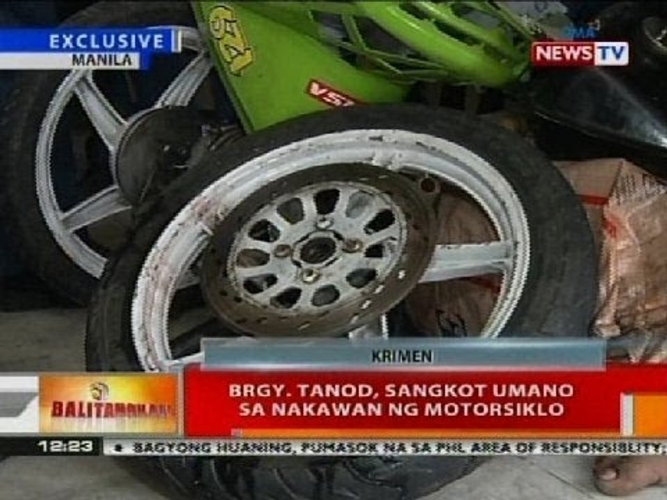 Tatlong lalaki arestado matapos maaktuhang nagbabaklas ng mga piyesa ng mga nakaw umanong motor