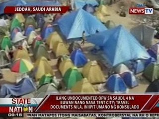 SONA: Ilang undocumented OFW sa Saudi, 4 na buwan nang nasa Tent City