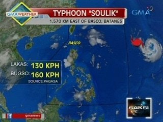 Saksi: Typhoon 'Soulik,' patuloy na lumalapit sa PAR