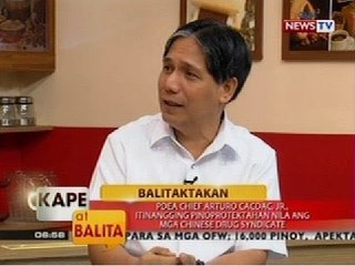 PDEA Chief Arturo Cacdac, Jr., itinangging pinoprotektahan nila ang mga Chinese drug syndicate