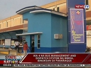SONA: Ika-4 na Bus Management and Dispatch System ng MMDA, binuksan sa Paranaque