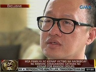 24Oras: Exclusive: Mga pamilya ng kidnap victims na nagbibigay ng ransom, ginagawang gatasan