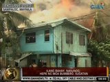 24Oras: Ilang bahay, nasunog sa Sampaloc, Maynila; Hepe ng mga bumbero, sugatan