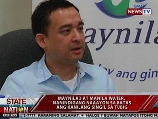 SONA: Maynilad at Manila Water, nanindigang naaayon sa batas ang kanilang singil sa tubig