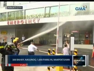 Saksi: 300 bahay sa Makati, nasunog; 1,000 pamilya, apektado